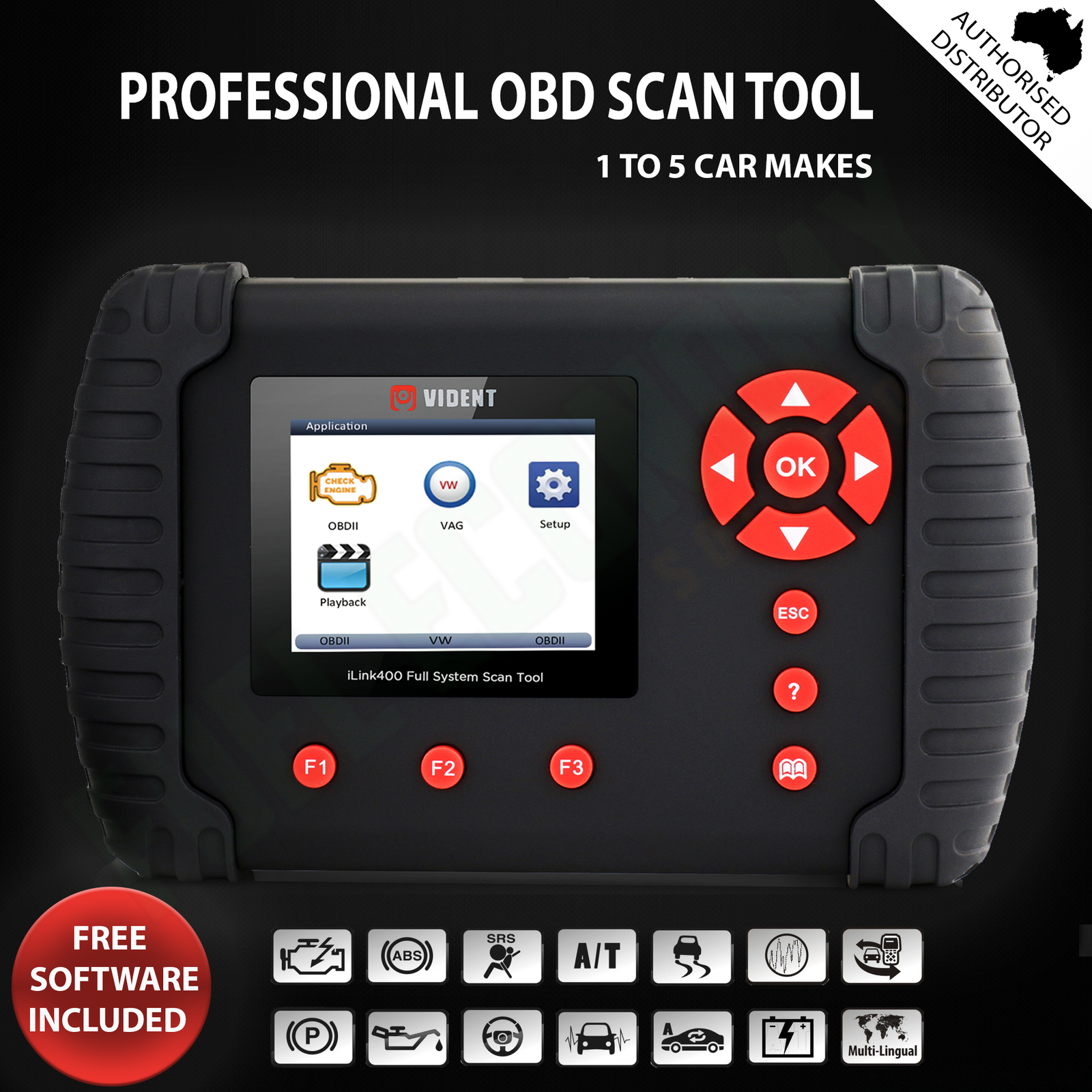 Vident iLink400 OBD Scan Tool For Holden VR VS VX VT VE WM VY VZ - Professional