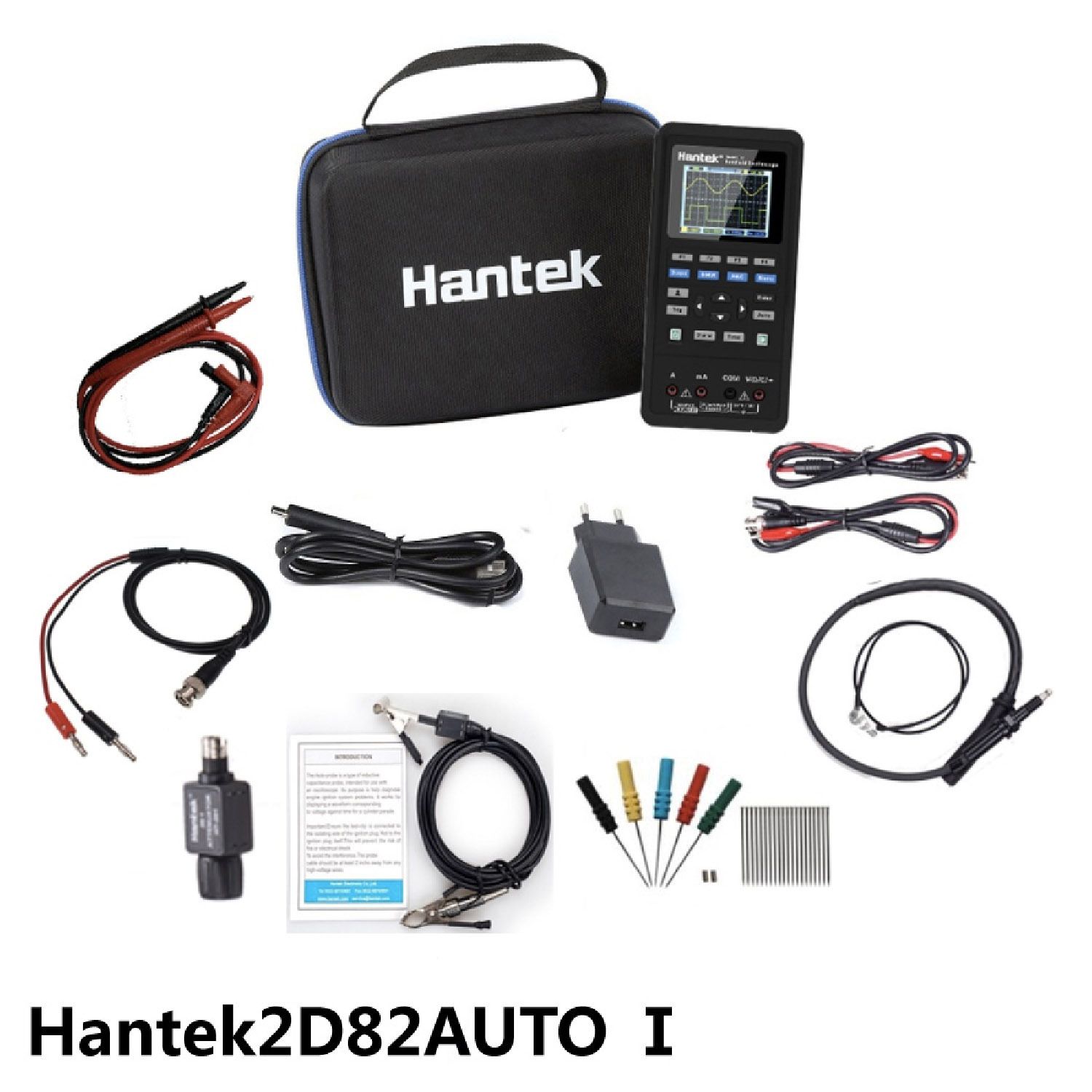 Hantek 2D82 4 In 1 Automotive Diagnostic Oscilloscope Multimeter 80Mhz