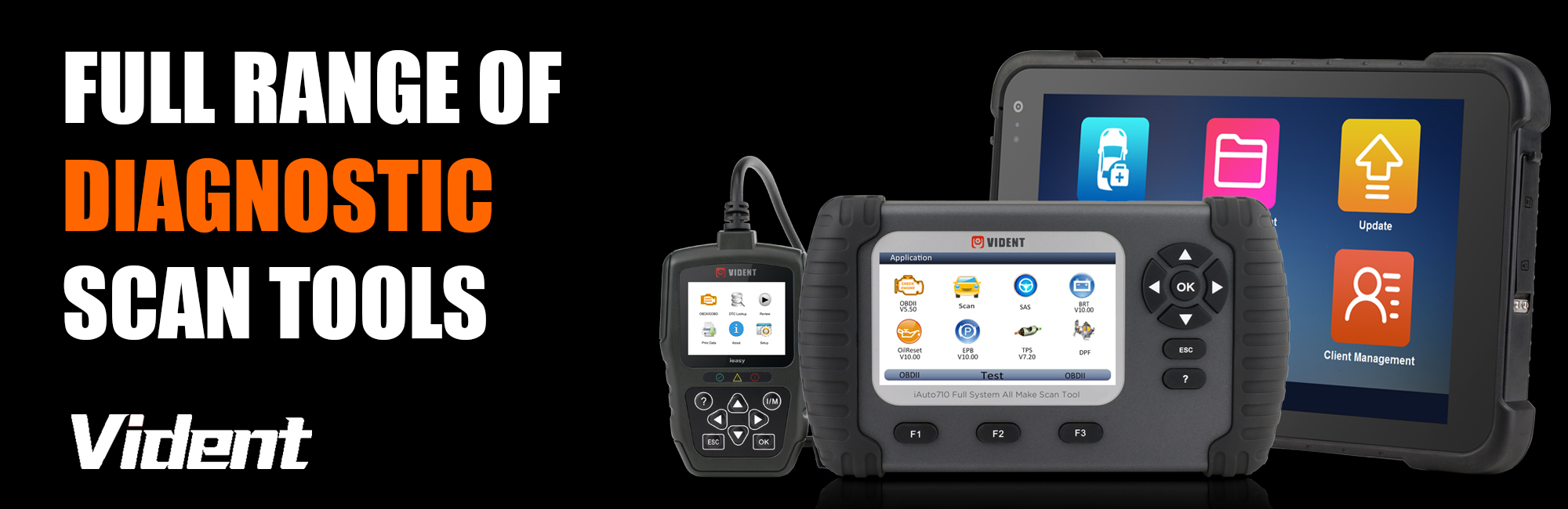 Vident OBD Diagnostic Scan Tools