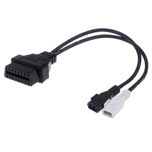 For Audi VW VAG OBD1 2 Pins To OBDII 16 Pins Diagnostic Adapter Cable